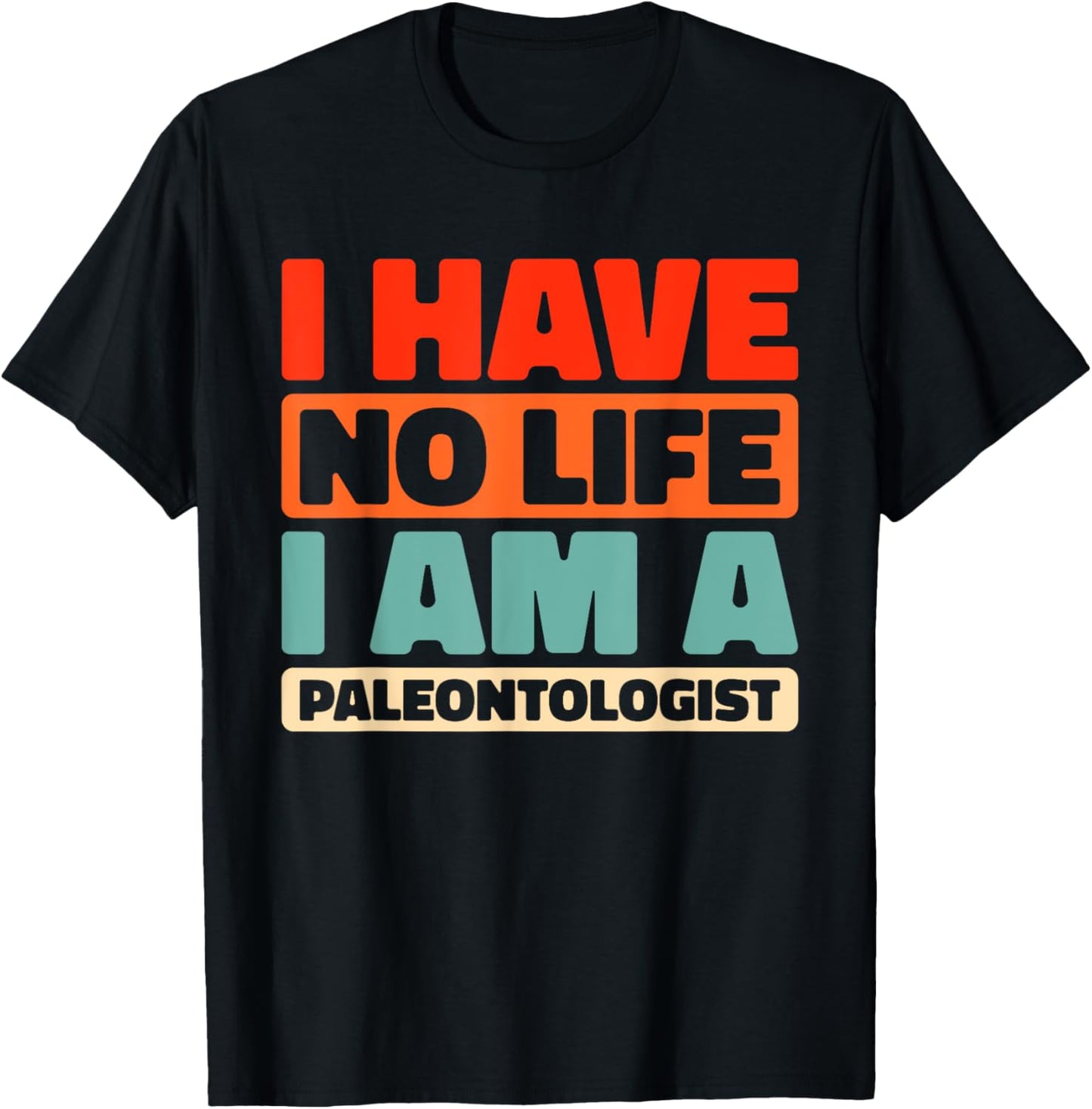 Retro Fossil Expert Dinosaur Study - Vintage Paleontologist T-Shirt