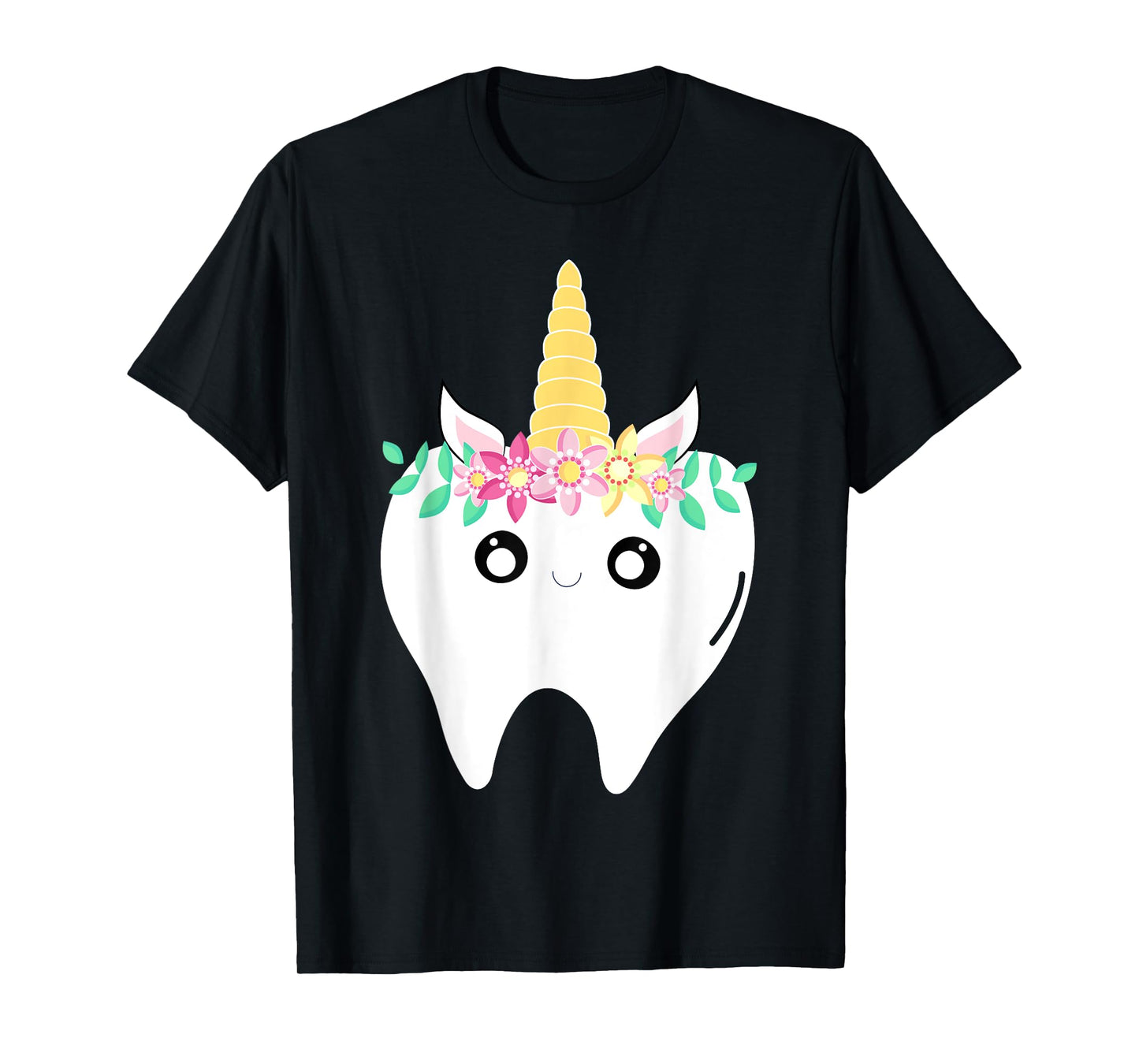 Unicorn Tooth Dentist Lost First Tooth Kawaii Fairy Tooth T-Shirt