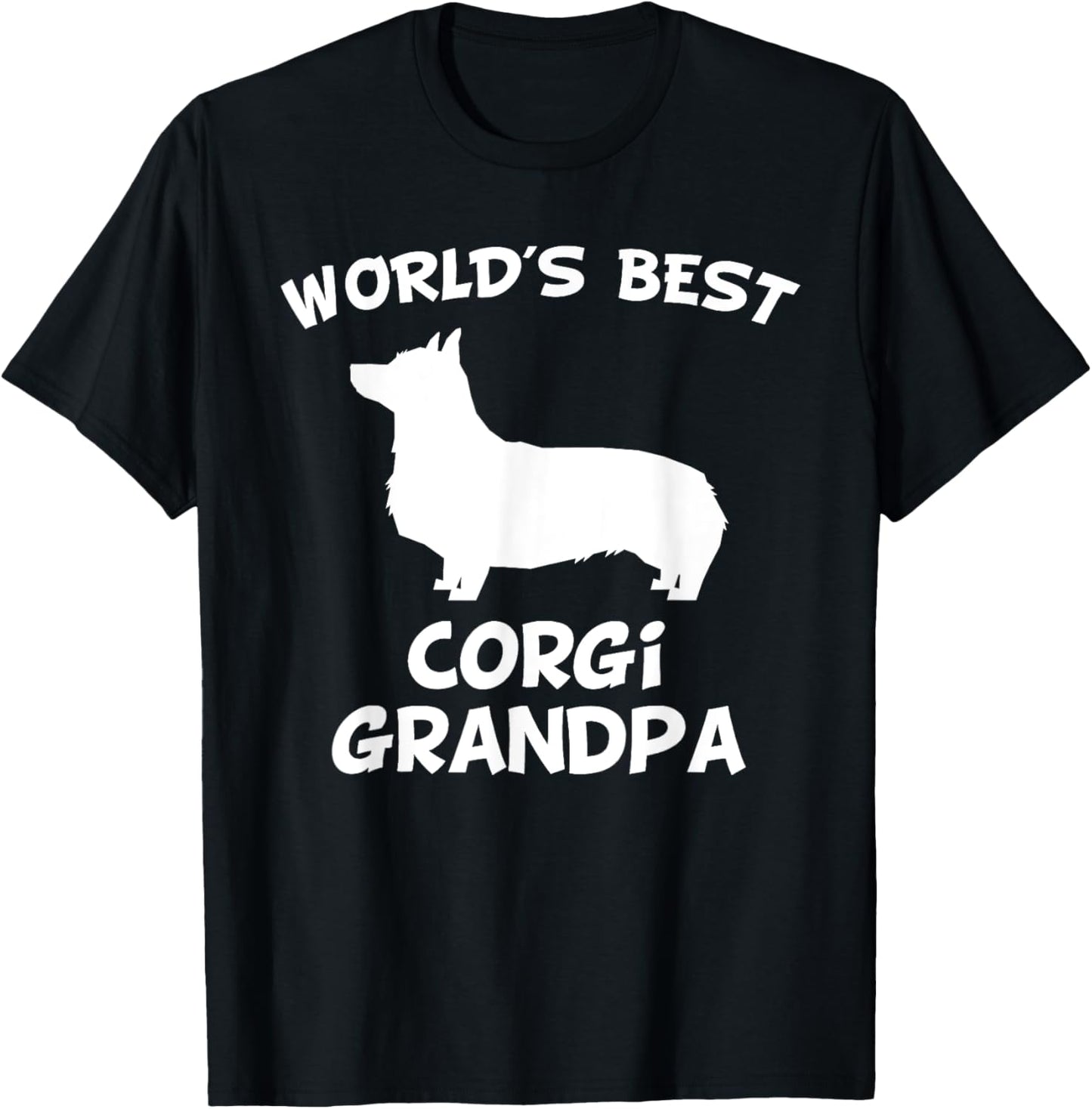 World's Best Corgi Grandpa Dog Owner T-Shirt