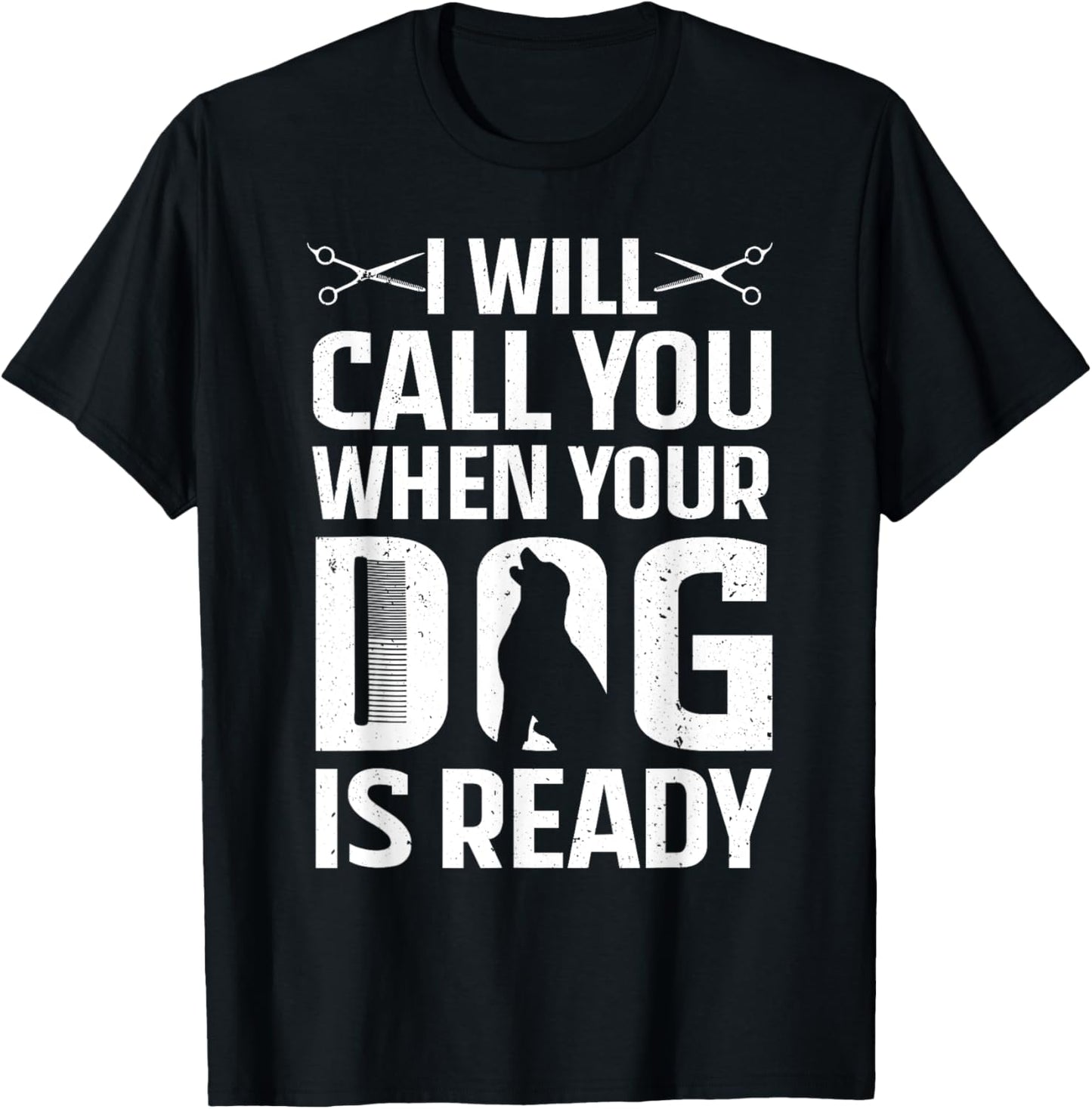 Cool Dog Groomer Art For Men Women Dog Grooming Pet Groomers T-Shirt