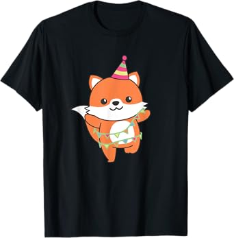 Fox Birthday For Children A Birthday Fox T-Shirt