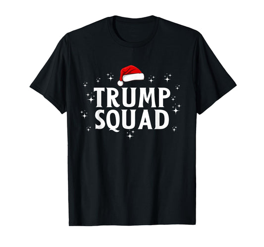 Trump Squad Trump Team Funny Xmas Christmas Trump PJ T-Shirt
