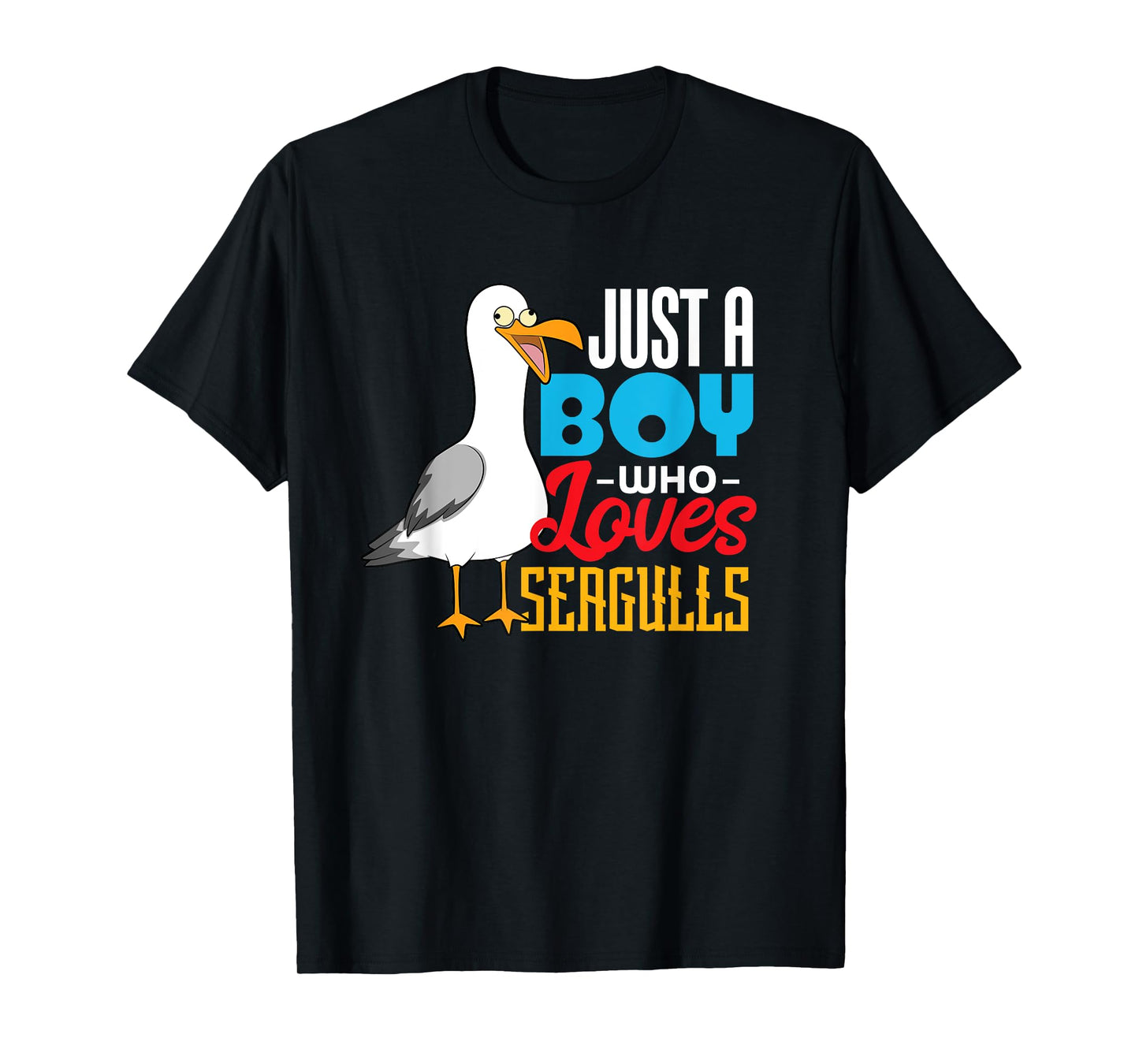 Just A Boy Who Loves Seagulls T-Shirt