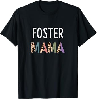 Foster Mama Funny Foster Cat Mom Gift Pet Lover T-Shirt