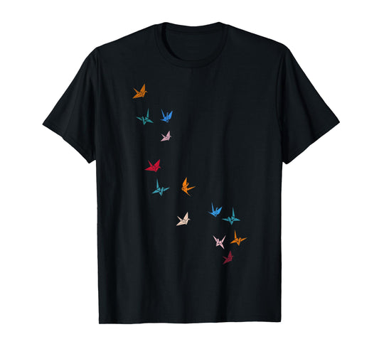 Flying Paper Cranes Birds