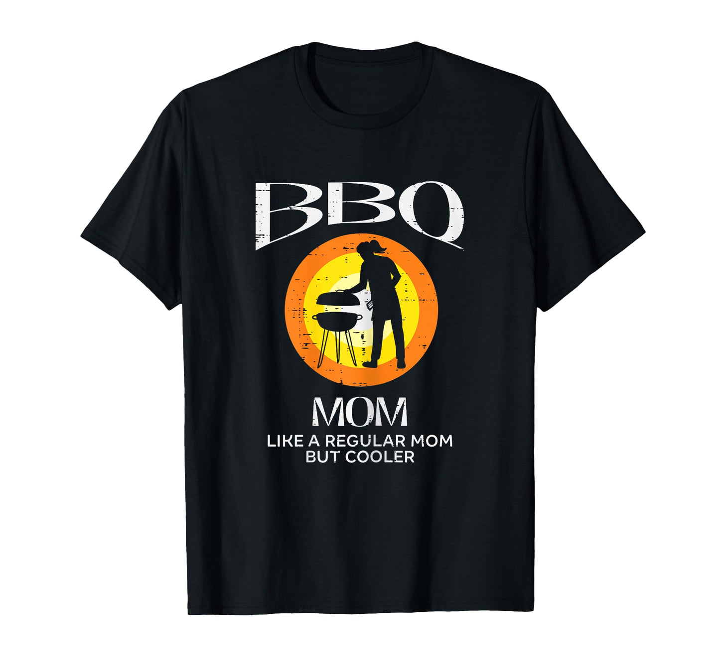 Bbq Mom Cooler Barbecue Meat Grilling Mothers Day Mommy Mama T-Shirt