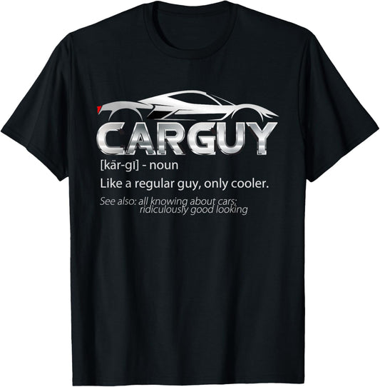 Car Guy Sport Car Fathers Day Car Mechanic Race Car Driver T-Shirt