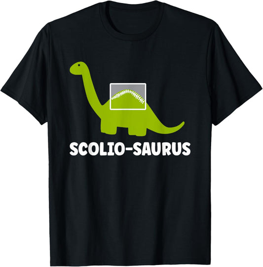Dinosaur Spine - Funny Dino Pun Lover Scoliosis Dinosaur T-Shirt