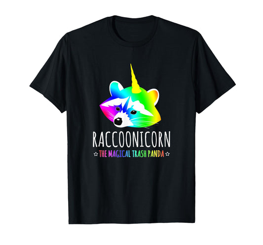 Raccoonicorn Shirt Funny Magical Trash Panda T-Shirt T-Shirt