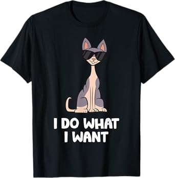 Hairless Sphynx Cat - I Do What I Want T-Shirt