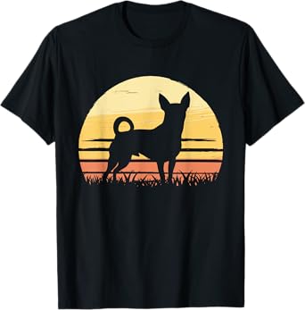 Retro Chihuahua Dog Mom Dad Vintage Pet Lover T-Shirt