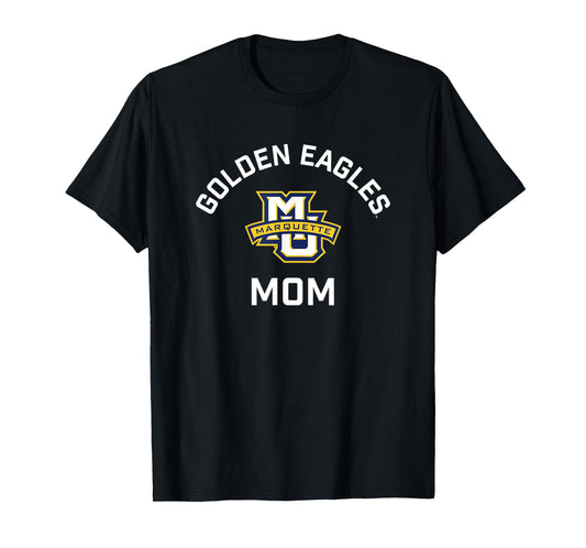 Marquette University Golden Eagles Arched Mom T-Shirt
