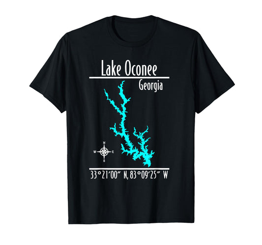 Modern Lake Oconee - Georgia T-Shirt