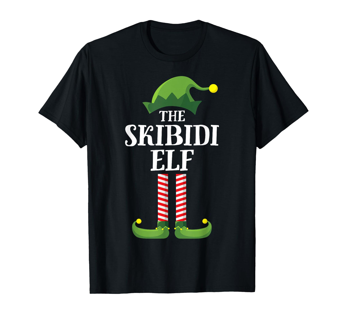 Skibidi Elf Shirt Matching Family Group Funny Christmas T-Shirt