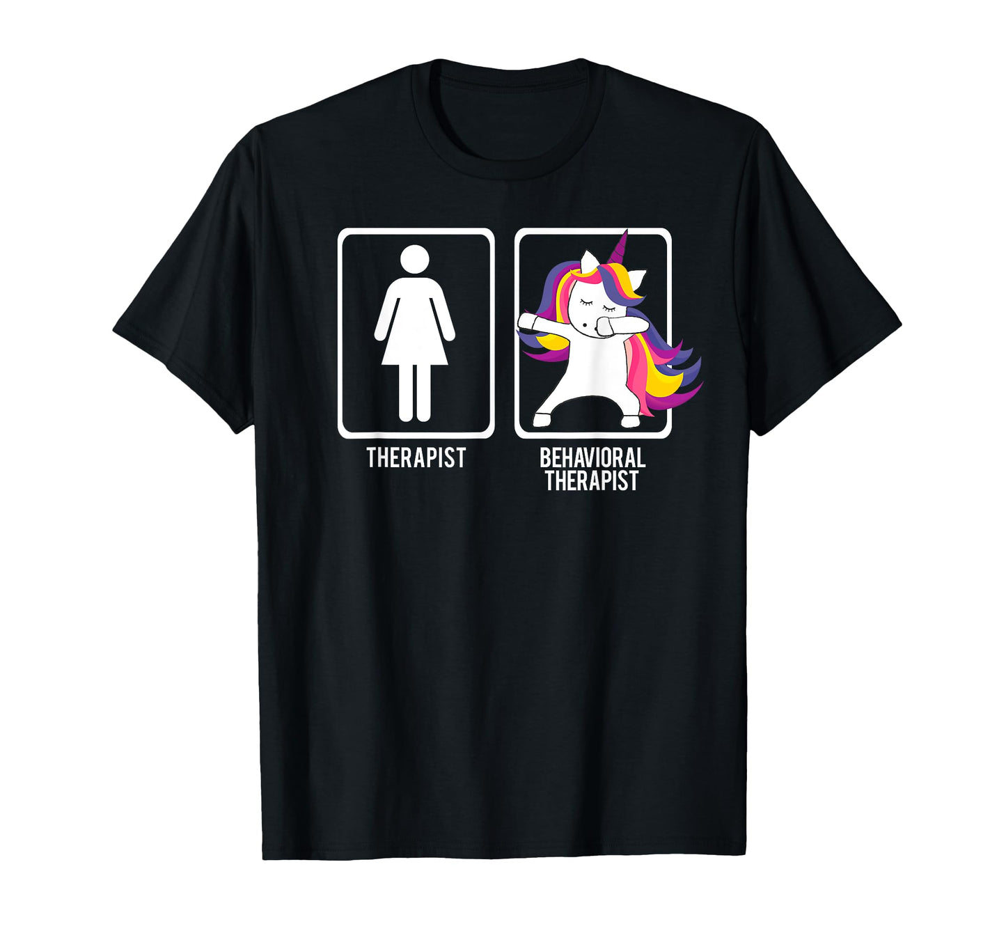 DABBING UNICORN BEHAVIORAL THERAPIST ABA Dab Dabs Meme T-Shirt