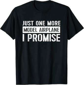 Model Airplane TShirt Hobby Model Builder Tee Aircraft T-Shirt