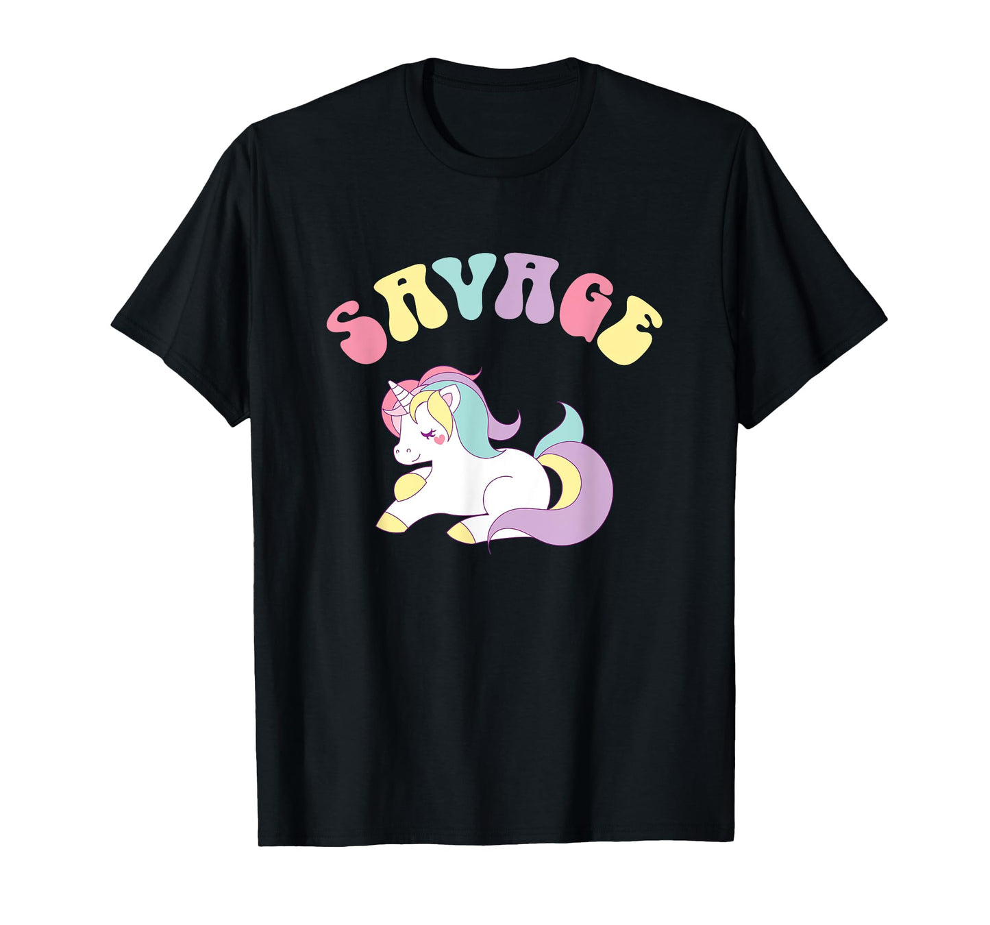 Unicorn Shirts for Women - Rainbow Shirt for Women - Savage T-Shirt