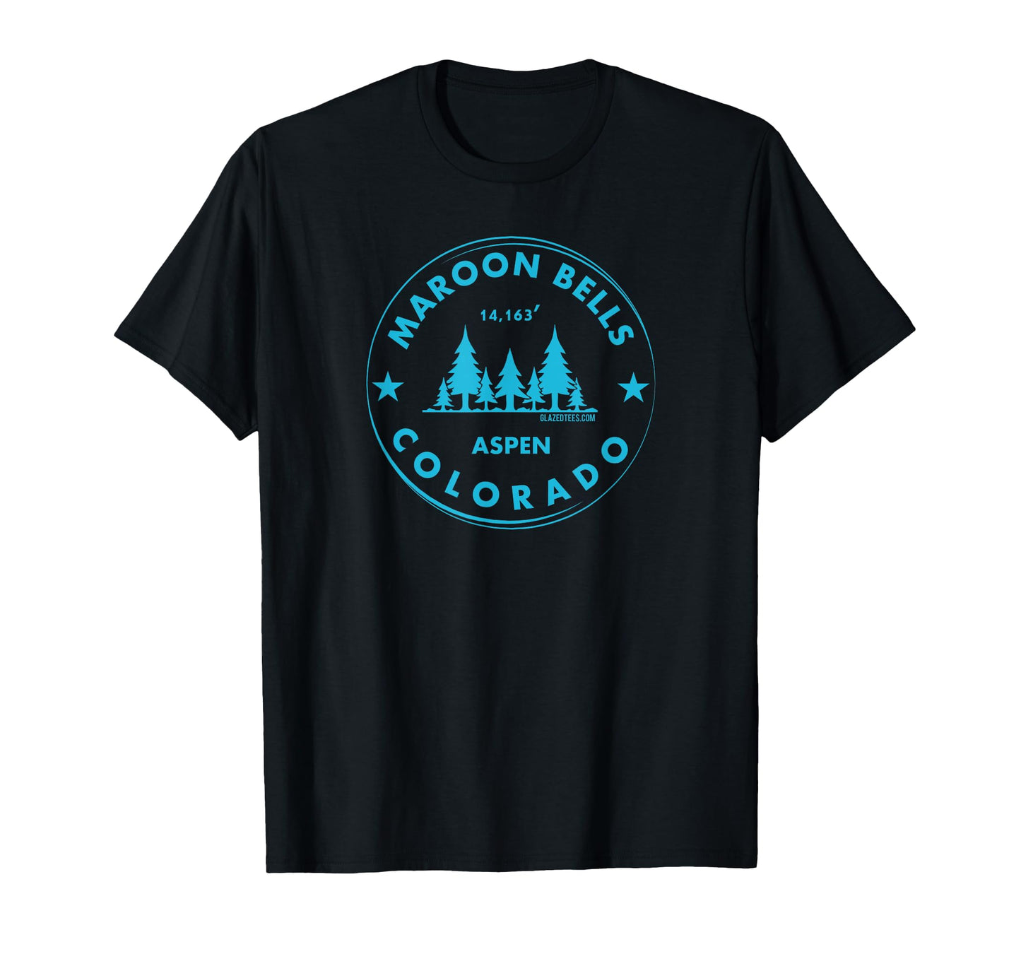 Maroon Bells Aspen Colorado Bluebird Forest Mountain T-Shirt