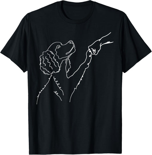 Poodle Doodle Fist Bump, Dog Fist Bump, Poodle Doodle T-Shirt
