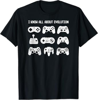 Control all the Things Video Game Controller Gaming Retro T-Shirt