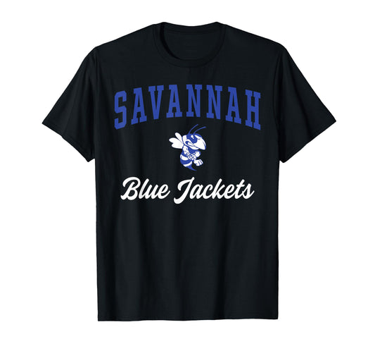 Savannah High School Blue Jackets T-Shirt C3 T-Shirt