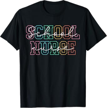 School Nurse Nursing School Nurse Retro Nurse Day Nurse Week T-Shirt