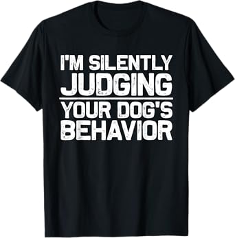 Funny Dog Trainer Design For Men Women Pet Training Agility T-Shirt