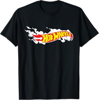 Hot Wheels Smoke Flag Logo T-Shirt