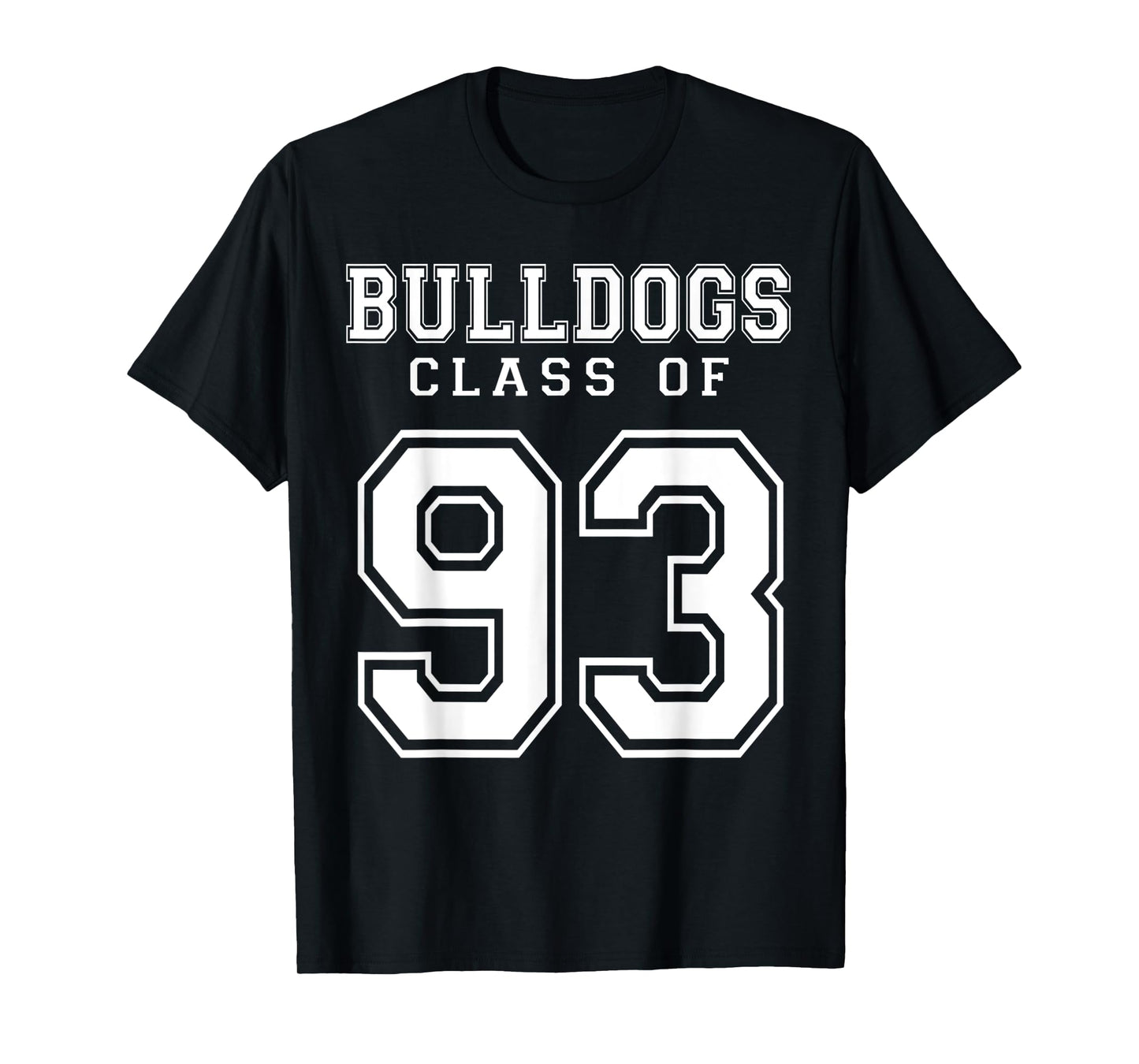 Class Of 1993 Bulldogs Custom Graduation Senior Personalized T-Shirt