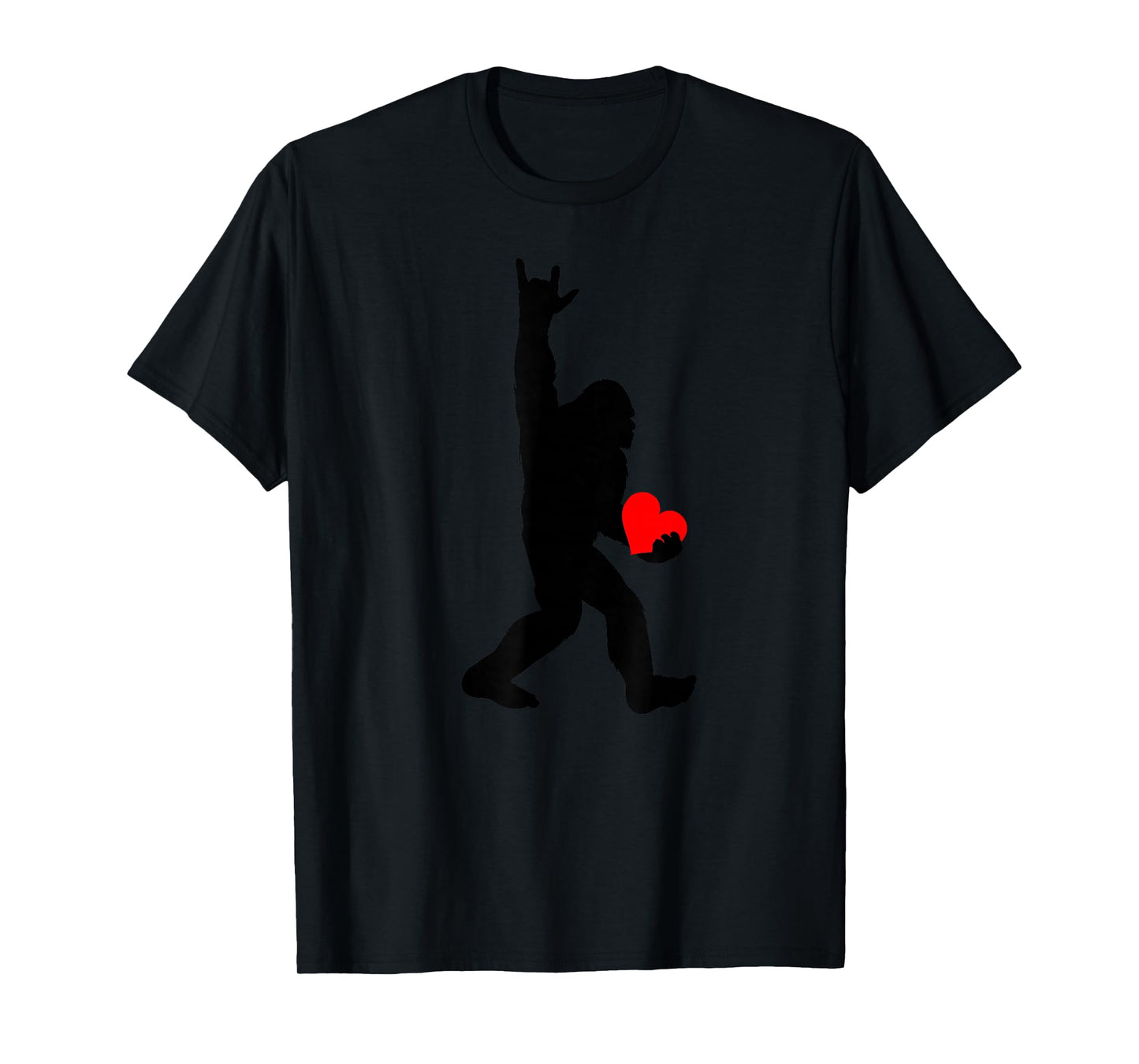 ASL Bigfoot I Love You Sign Language Bigfoot I Love You ASL T-Shirt