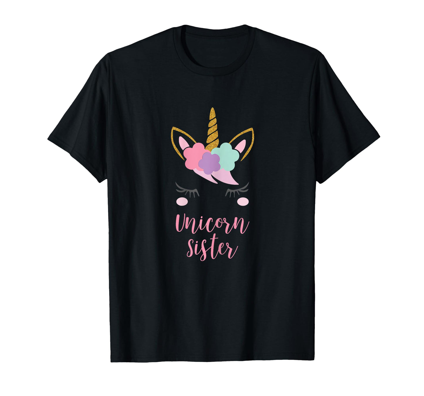 Sister Unicorn Shirt, Cute Unicorn Sister Gift T-Shirt