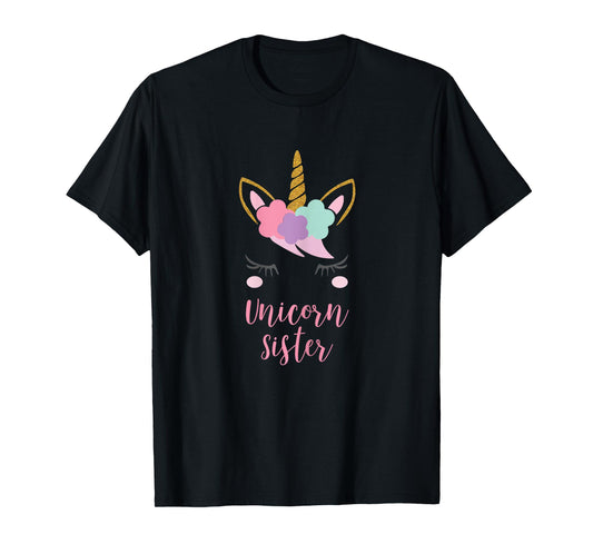 Sister Unicorn Shirt, Cute Unicorn Sister Gift T-Shirt