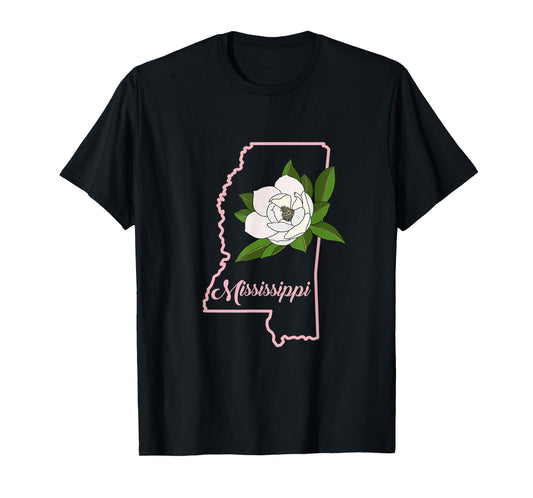 Mississippi Magnolia Flower T-Shirt
