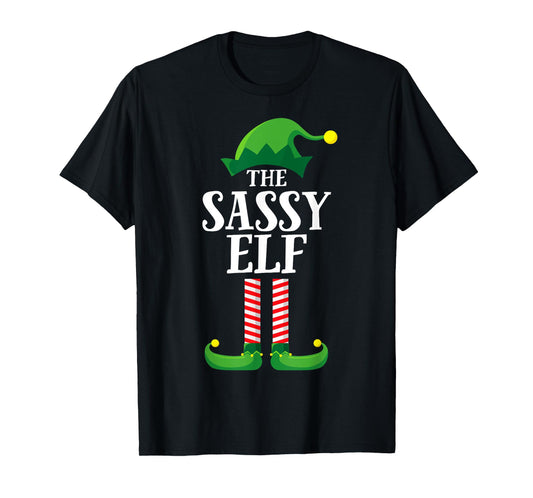 Sassy Elf Shirt Matching Family Group Christmas T-Shirt
