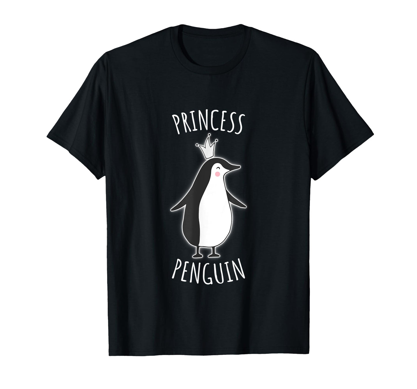 Cute Penguin Princess T Shirt Tee Gift for Boys Girls Kids