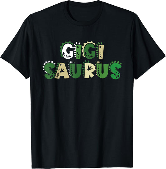 Gigi Saurus Grandma Birthday Dinosaur Men Women Kids T-Shirt