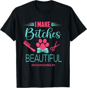 Dog Groomer Shirt Dog Grooming Outfit Funny Dog Groomer Gift T-Shirt for Men Women