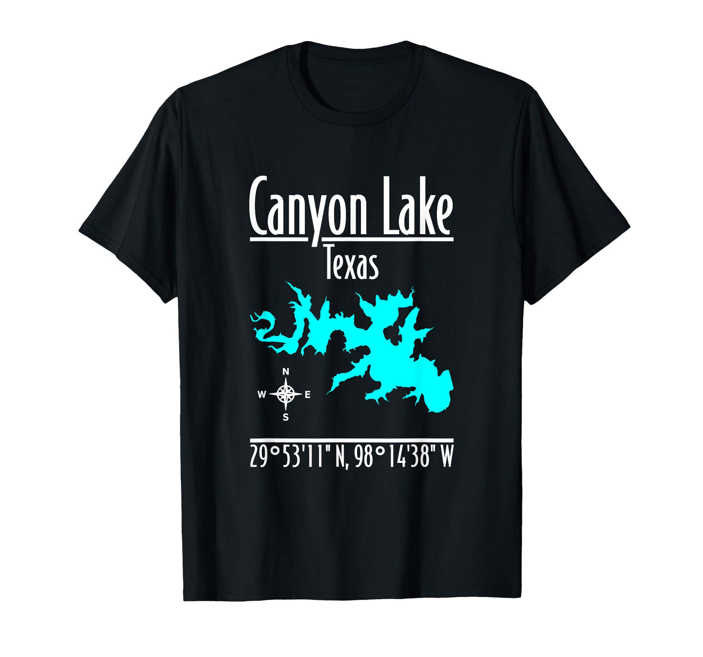 Modern Canyon Lake - Texas T-Shirt