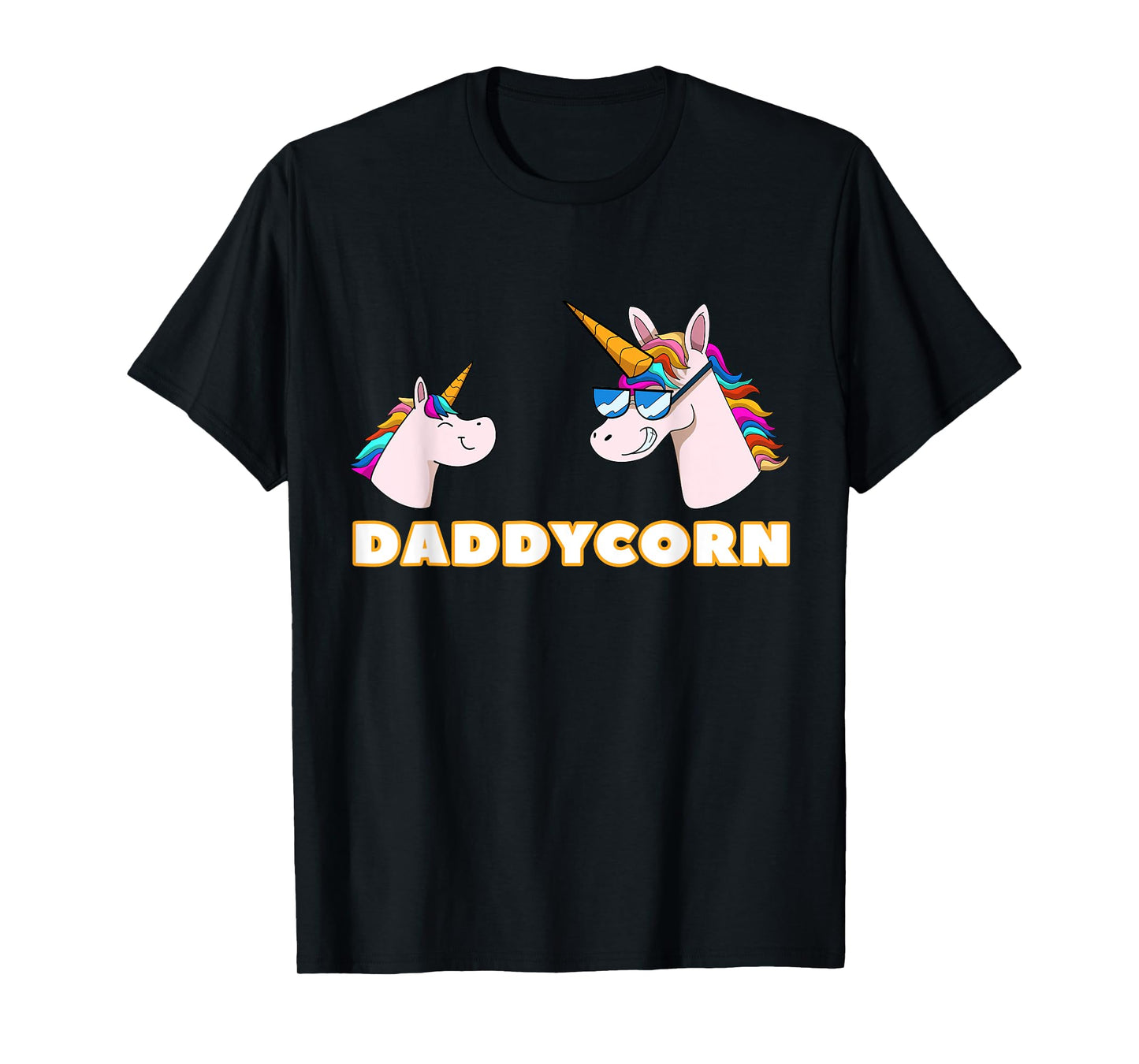 Daddycorn Daddy 1 Kid Father Unicorn Father's Day T-Shirt