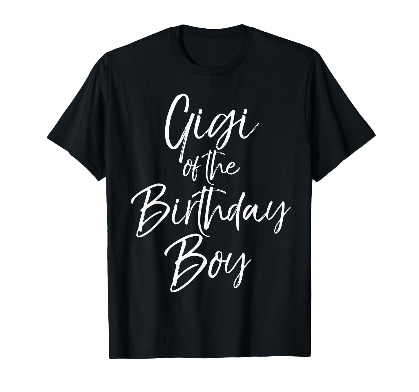 Gigi of the Birthday Boy Shirt for Women Grandmother Shirt T-Shirt