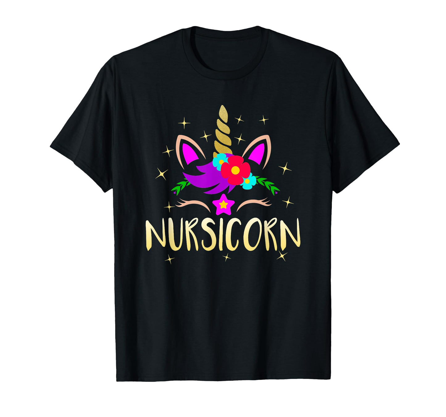 Nursicorn Funny Unicorn Female Nurse T-Shirt