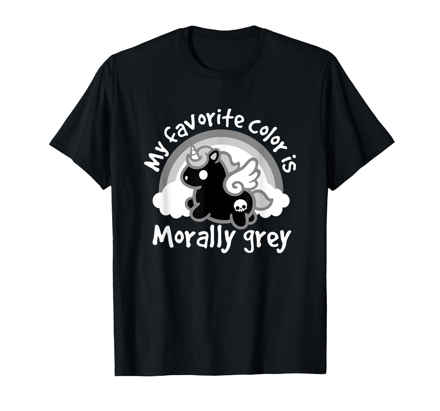Morally Grey Unicorn – Morally Grey Lovers – Book Lover T-Shirt