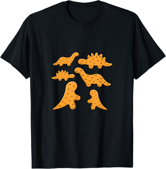 Chicken Nuggets Dinosaur Shape Dino Nugget T-Shirt
