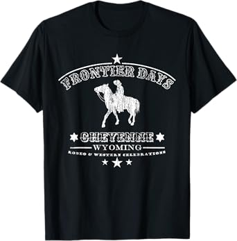 Frontier Days Rodeo Wild Western Cheyenne Wyoming T-Shirt