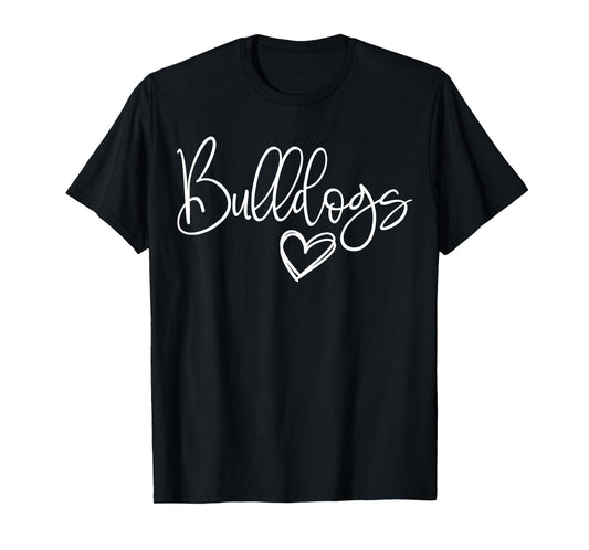 Mascot Sports School Spirit Bulldogs Back to School Shirt T-Shirt
