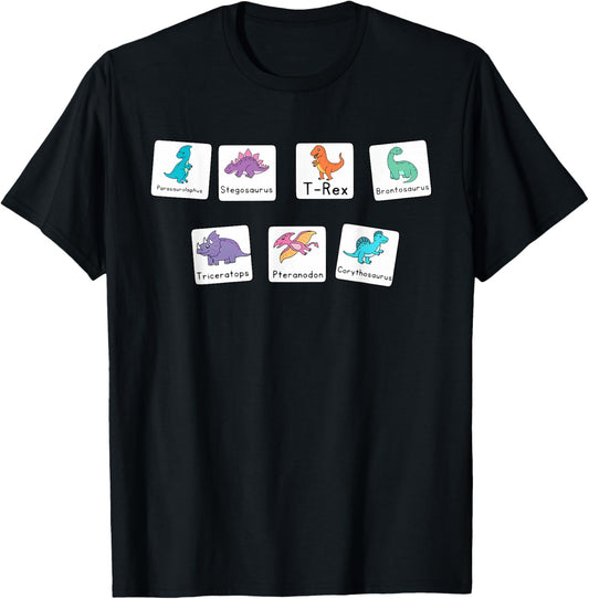 Dinosaur ABA Special Education Teacher Behavior Technician Men Women T-Shirt