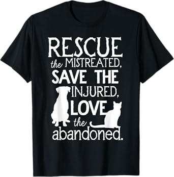 Animal Rescue Shirts Rescue Pet Shirt Animal Lover Shirt T-Shirt