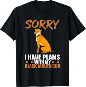 Black Mouth Cur Dog Puppies Owner Training T-Shirt