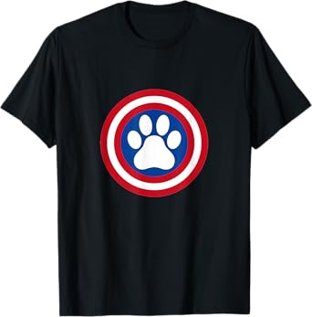 Captain Dog Super Hero Funny Pet Lover T-Shirt