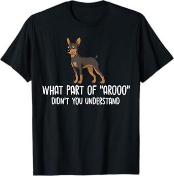 Miniature Pinscher Dog Puppies Owner Lover T-Shirt for Men Women Girls Kids